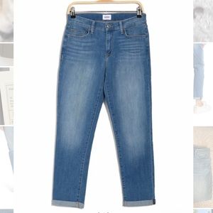 New W/O tags Hudson Natalie Midrise Slim Boyfriend Jeans